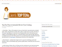 Tablet Screenshot of jenstoptens.com